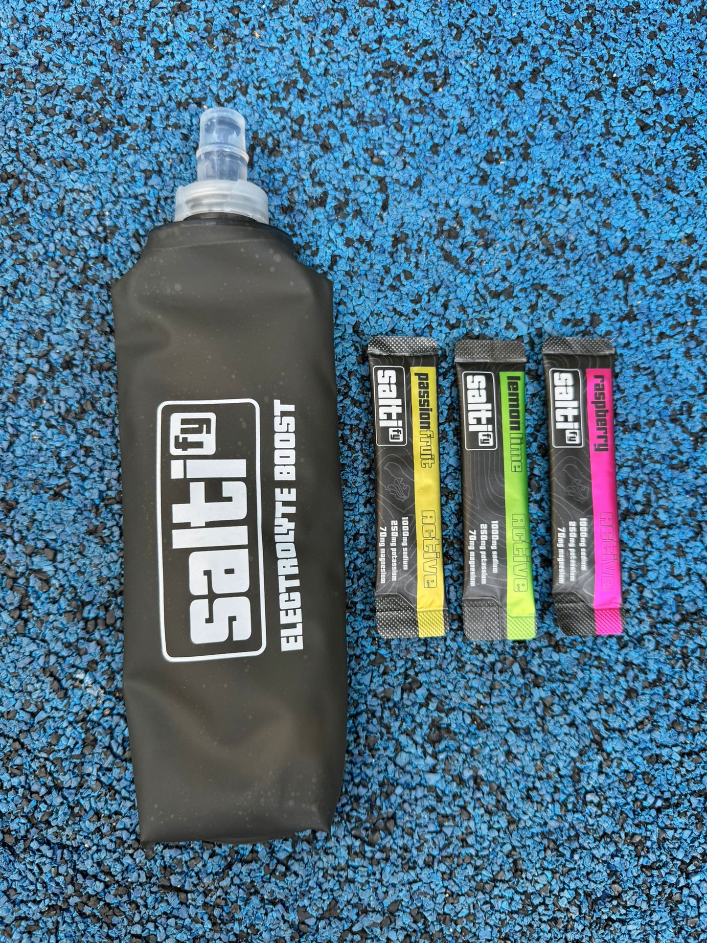 Free Soft Flask with any Box of Saltify